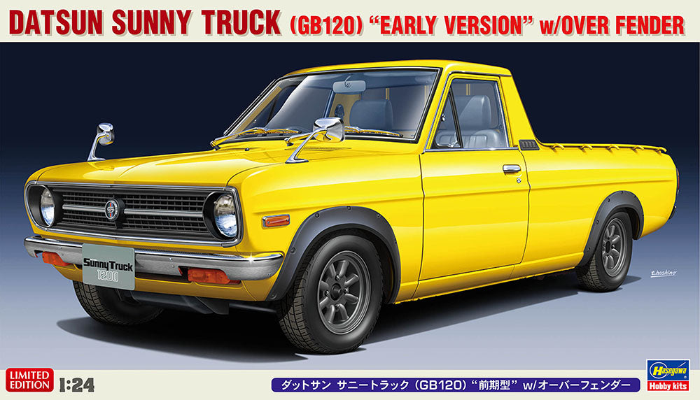 Datsun Sunny Truck GB120 con Over Fender – Hasegawa 1/24 (Edición Limitada)